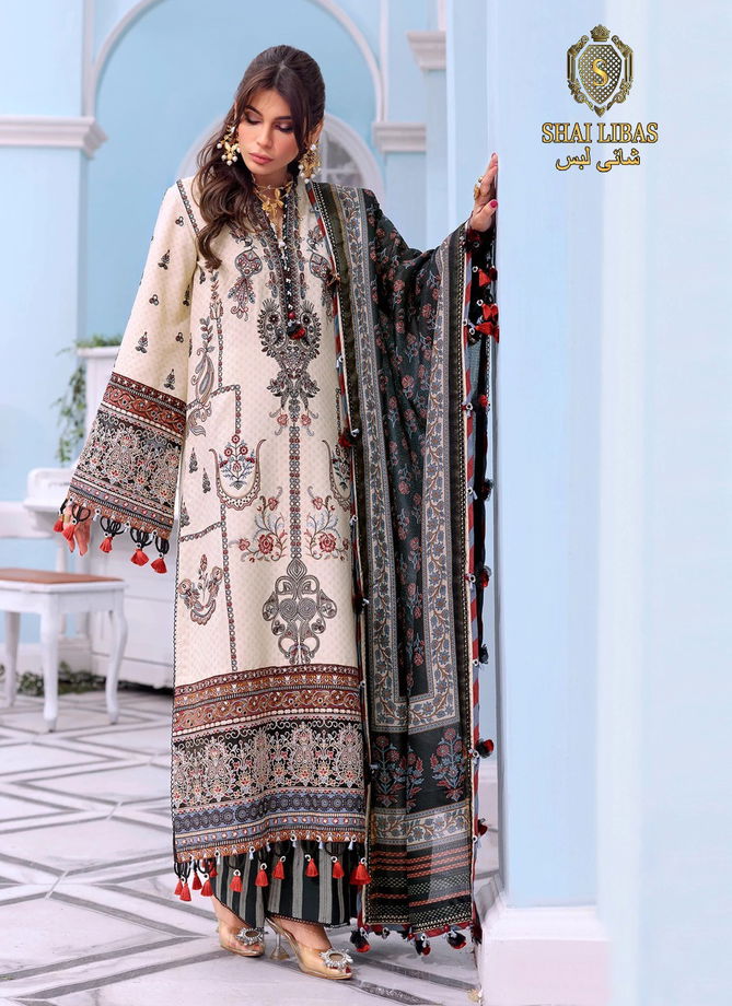 Shai Libas Anaya 2 Cambric Cotton New Fancy Festive Wear Pakistani Salwar Suits collection